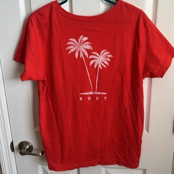 Roxy size medium palm tree graphic t-shirt - Picture 4 of 4